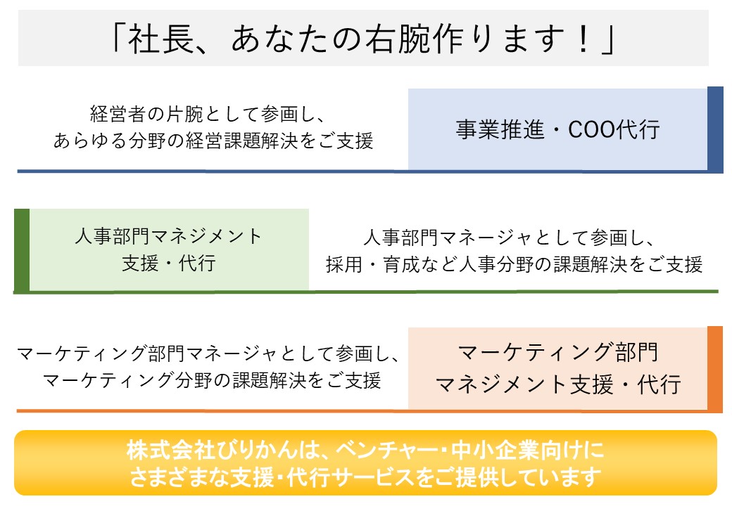 事業推進・COO代行サービス